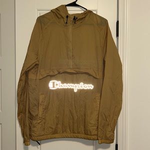 Champion Tan Windbreaker L